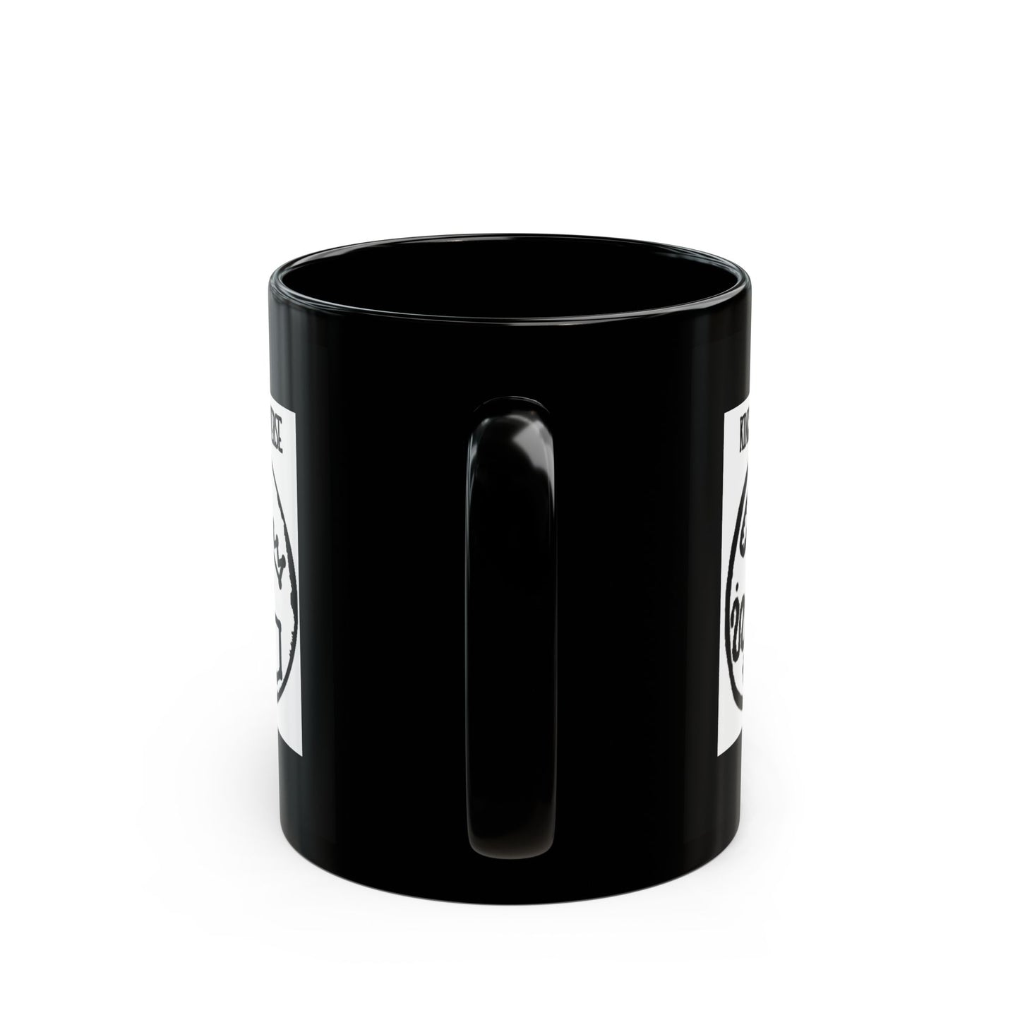 King of Thy World & Universe Black Mug - Unique 11oz & 15oz Ceramic Coffee Cup for Lovers of Discovery
