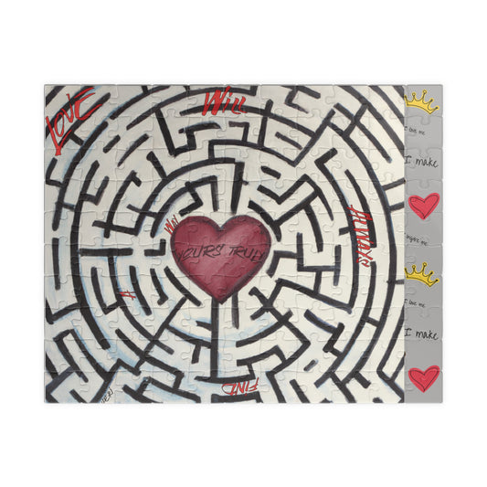 Love Finds A Way Maze Puzzle – 110 Pieces | Love & Friendship Gift