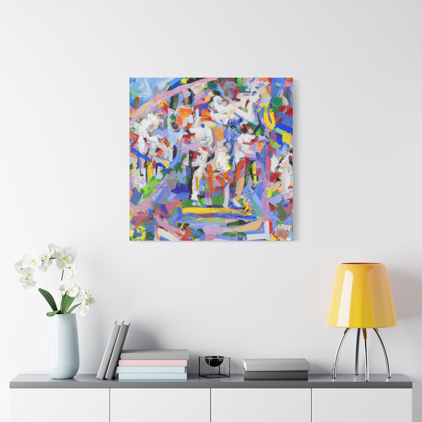 Abstract Art Canvas Gifting - 'A Lovely Day'
