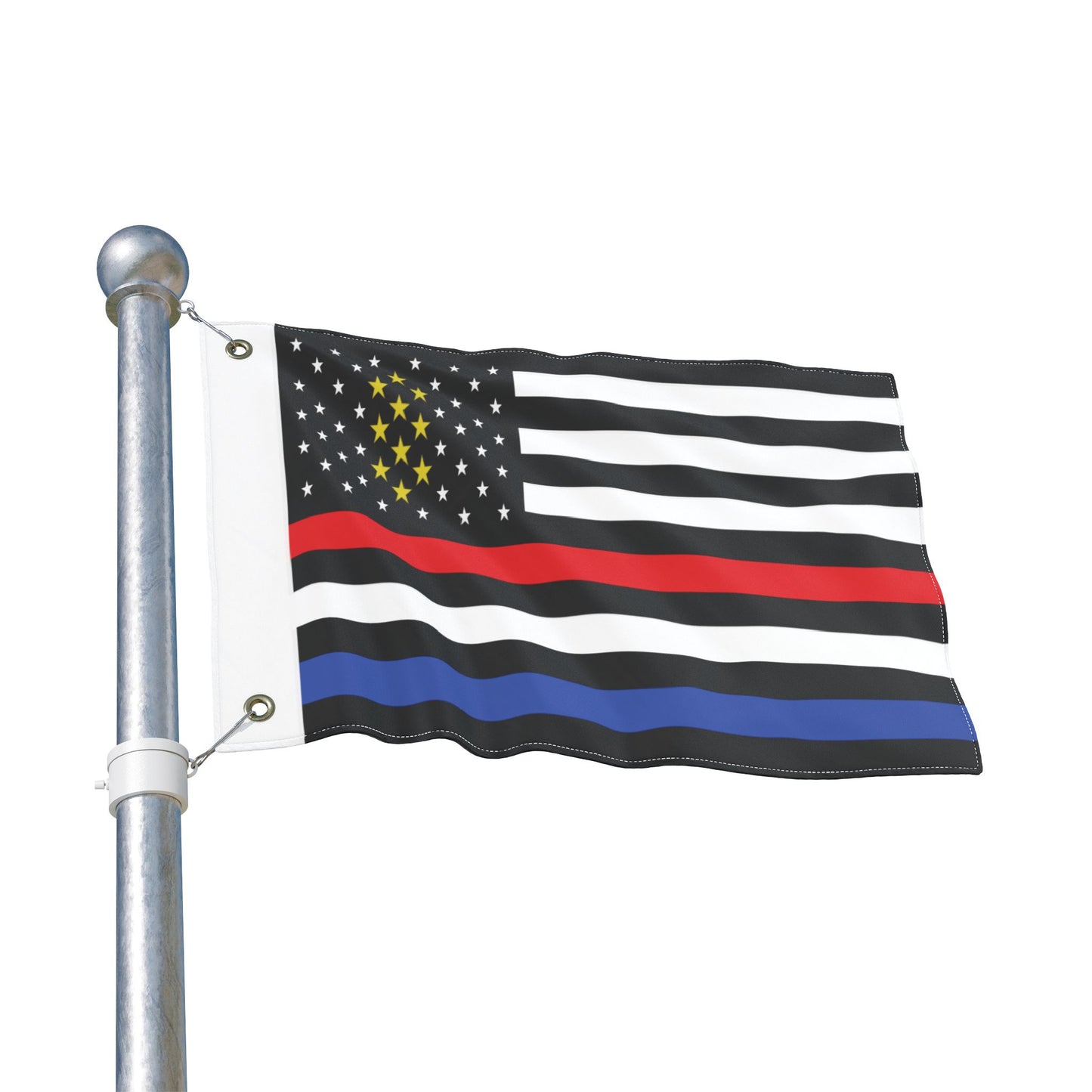 Double Sided AMERIKANU FLAG - The Golden Nation Within A Nation