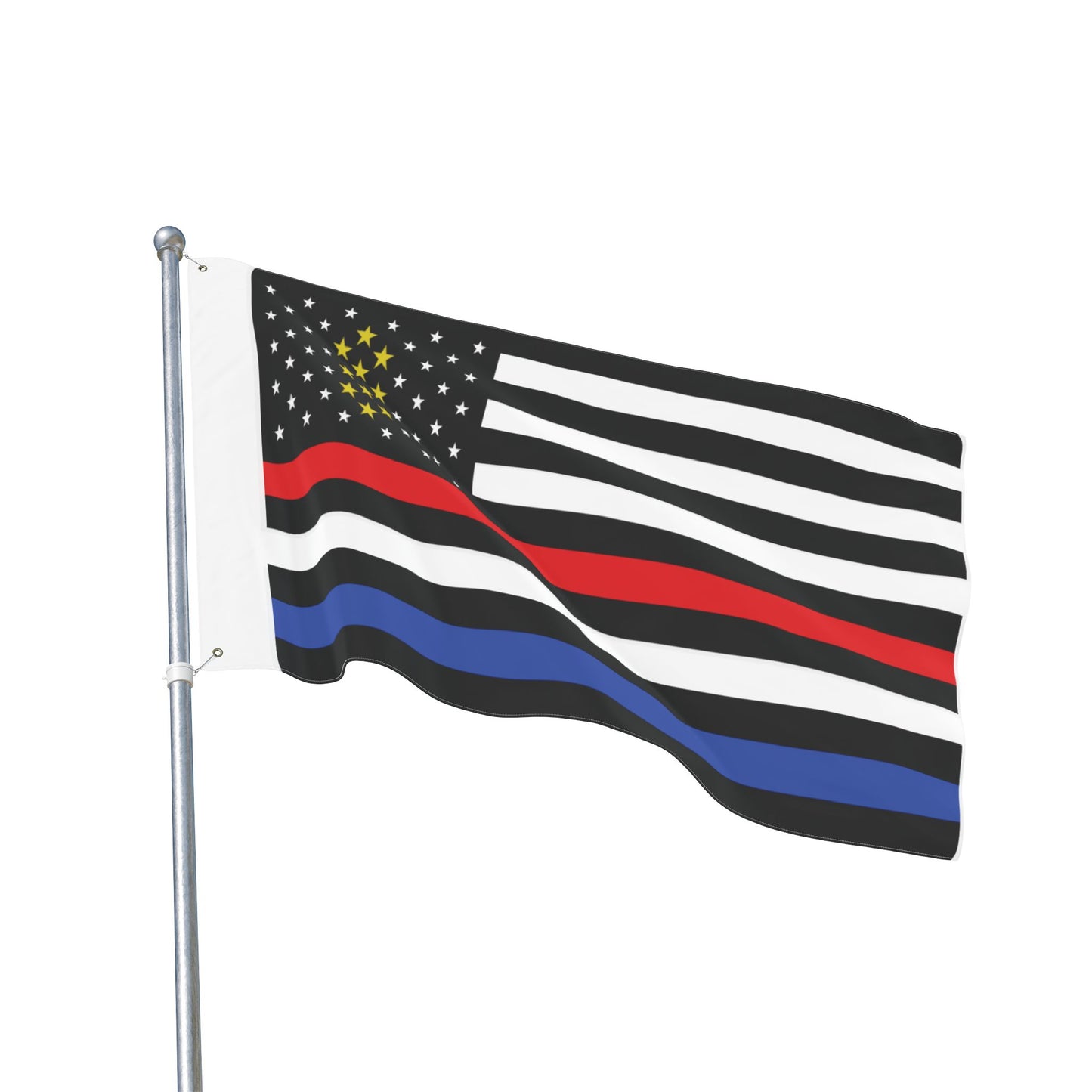 Double Sided AMERIKANU FLAG - The Golden Nation Within A Nation