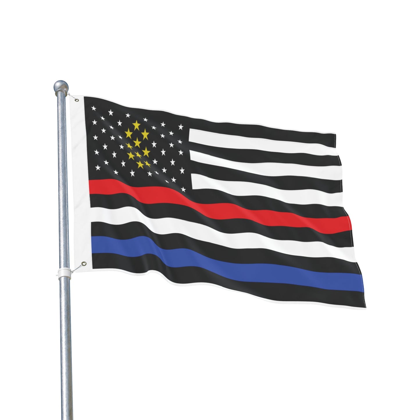 Double Sided AMERIKANU FLAG - The Golden Nation Within A Nation