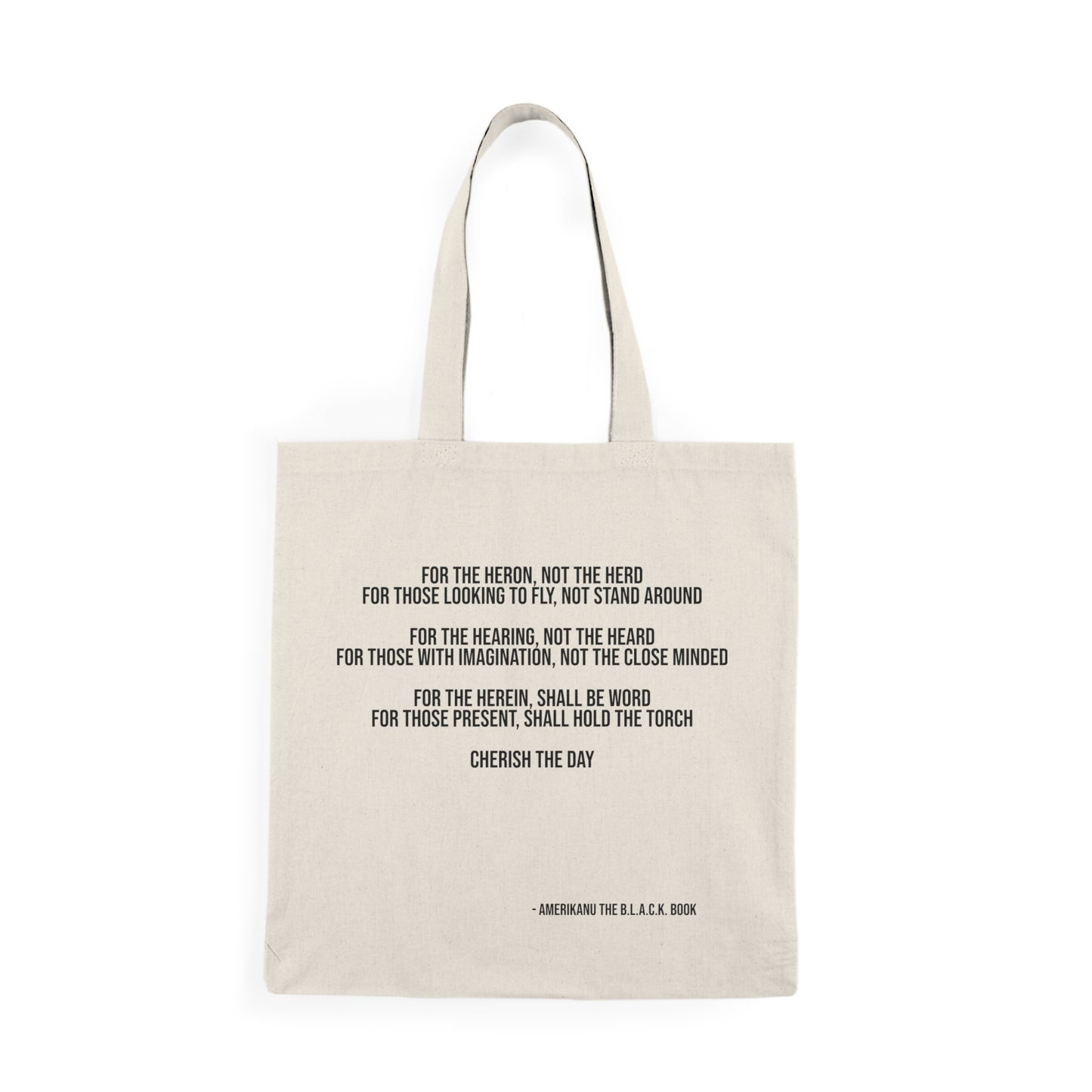 Quoted Tote Bag Gifting - Eco-Friendly Canvas Bag with Soulful Book Quotes