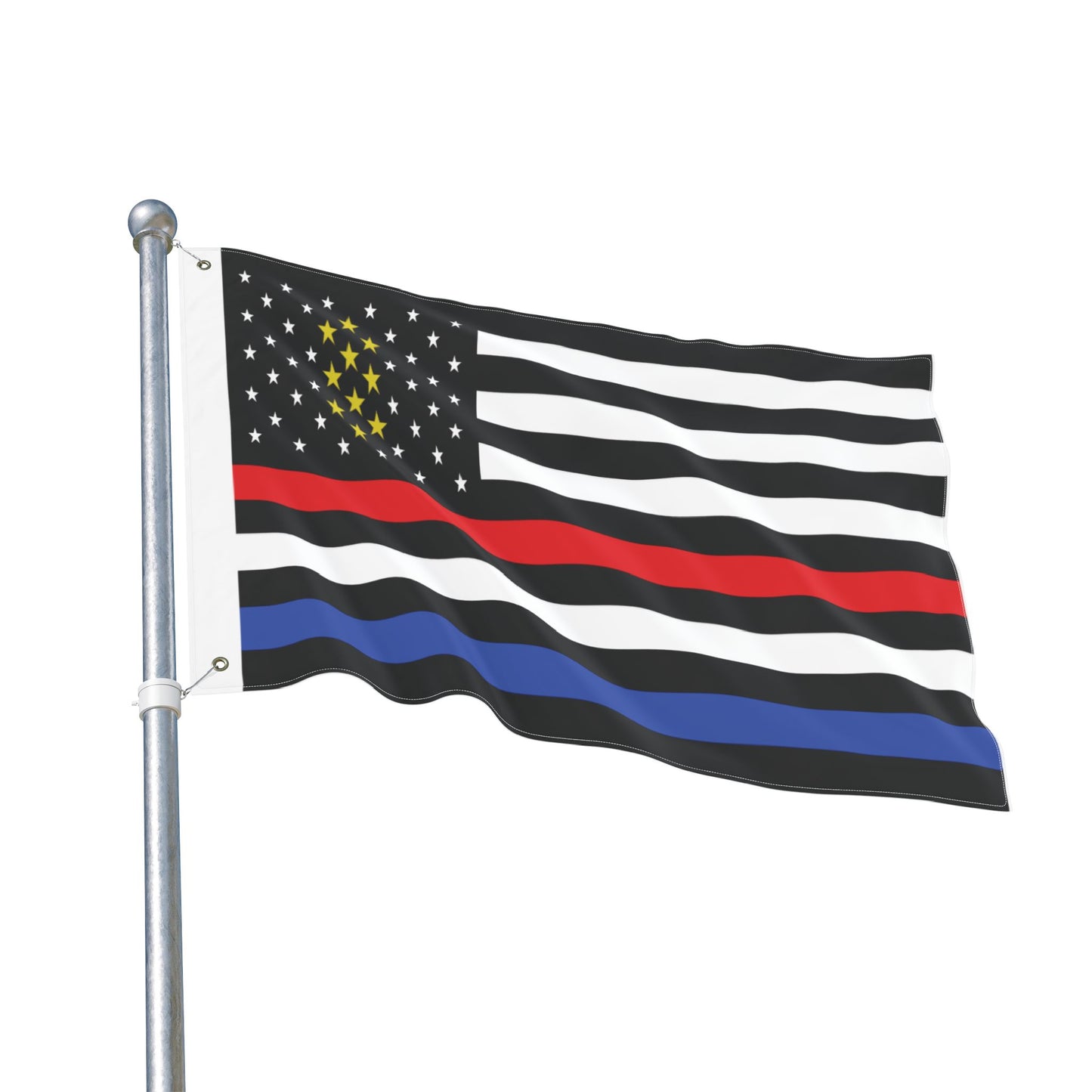 Double Sided AMERIKANU FLAG - The Golden Nation Within A Nation